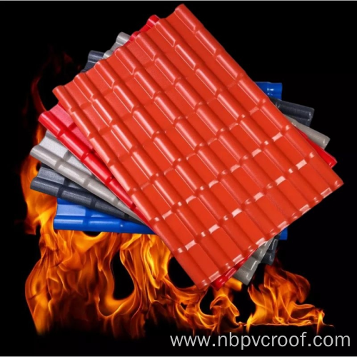 Synthetic Resin Roof Tile ASAPVC roof tile 1050